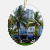 Ocean Drive Keramisch Ornament (Links)
