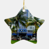 Ocean Drive Keramisch Ornament (Voorkant)