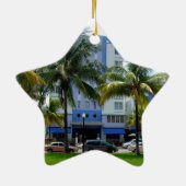 Ocean Drive Keramisch Ornament (Achterkant)