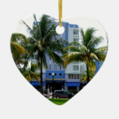 Ocean Drive Keramisch Ornament (Voorkant)