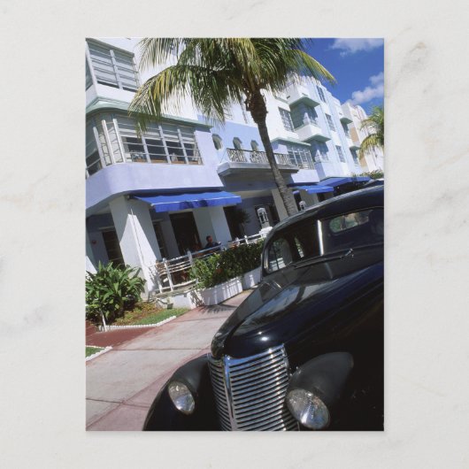Ocean Drive, Miami Beach Florida Briefkaart (Voorkant)