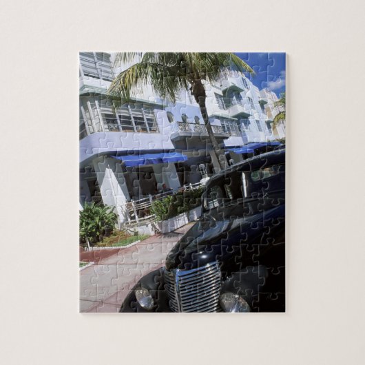 Ocean Drive, Miami Beach Florida Legpuzzel (Verticaal)