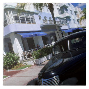 Ocean Drive, Miami Beach Florida Tegeltje