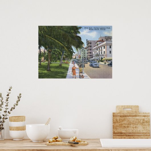 Ocean Drive, Miami Beach Poster (Keuken)