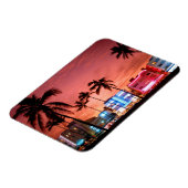 Ocean Drive Miami Beach Skyline magneet (Linkerzijde)