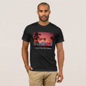 Ocean Drive - Miami Beach Skyline T-Shirt (Voorkant volledig)