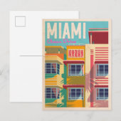  Ocean Drive Miami Briefkaart (Voorkant / Achterkant)