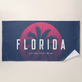 Ocean Drive Miami Florida Strandlaken (Voorkant)