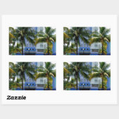 Ocean Drive Rechthoekige Sticker (Vel)