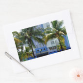 Ocean Drive Rechthoekige Sticker (Envelop)
