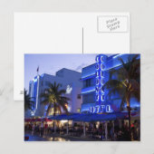 Ocean Drive, South Beach, Miami Beach, 2 Briefkaart (Voorkant / Achterkant)