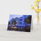 Ocean Drive, South Beach, Miami Beach, 2 Kaart (Gele Bloem)