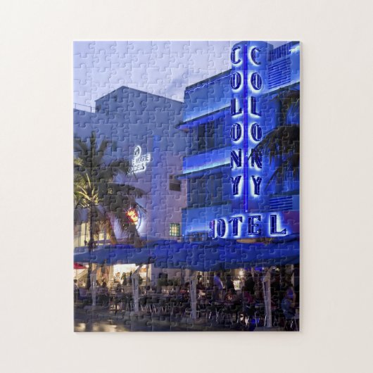 Ocean Drive, South Beach, Miami Beach 2 Legpuzzel (Verticaal)