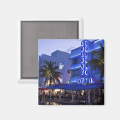Ocean Drive, South Beach, Miami Beach, 2 Magneet (Voorkant / Achterkant)