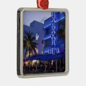 Ocean Drive, South Beach, Miami Beach, 2 Metalen Ornament (Rechts)