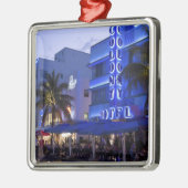 Ocean Drive, South Beach, Miami Beach, 2 Metalen Ornament (Links)