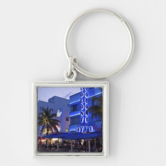 Ocean Drive, South Beach, Miami Beach, 2 Sleutelhanger (Voorkant)