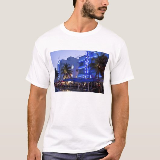 Ocean Drive, South Beach, Miami Beach, 2 T-shirt (Voorkant)