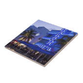 Ocean Drive, South Beach, Miami Beach 2 Tegeltje (Zijkant)