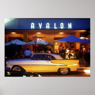 Ocean Drive, South Beach, Miami Beach, Poster