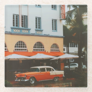 Ocean Drive, South Beach, Miami Glazen Onderzetter