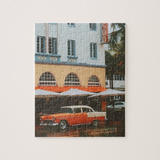 Ocean Drive, South Beach, Miami Legpuzzel (Verticaal)