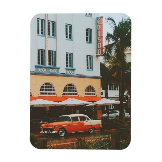 Ocean Drive, South Beach, Miami Magneet (Verticaal)