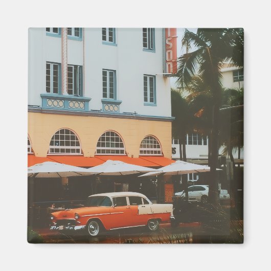Ocean Drive, South Beach, Miami Magneet (Voorkant)