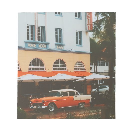 Ocean Drive, South Beach, Miami Notitieblok (Voorkant)
