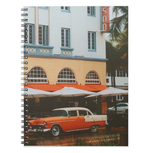 Ocean Drive, South Beach, Miami Notitieboek (Voorkant)