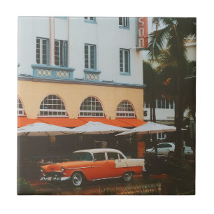Ocean Drive, South Beach, Miami Tegeltje