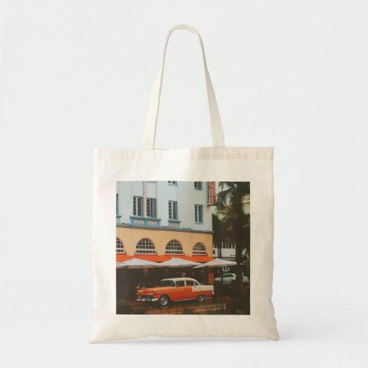Ocean Drive, South Beach, Miami Tote Bag (Voorkant)