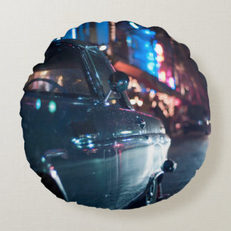 Ocean Drive vintage-wagen Rond Kussen