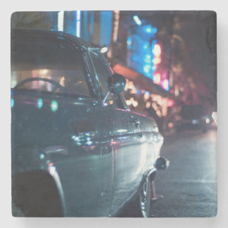 Ocean Drive vintage-wagen Stenen Onderzetter