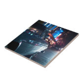 Ocean Drive vintage-wagen Tegeltje (Zijkant)