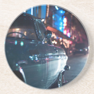 Ocean Drive vintage-wagen Zandsteen Onderzetter