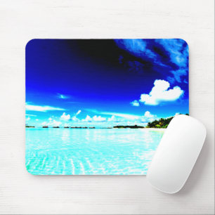 Ocean droom blauwe eiland Caribische exotische Cas Muismat
