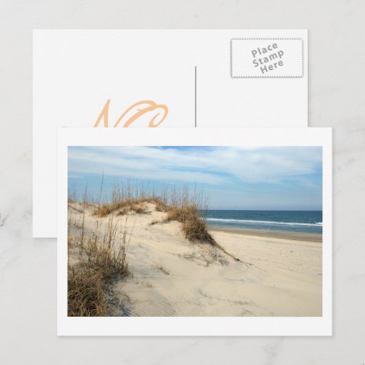Ocean Dunes (aanpassen) Briefkaart (Voorkant / Achterkant)