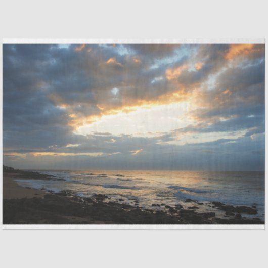 Ocean Dusk-ontkoppelingspiekpapier Tissuepapier (Voorkant)