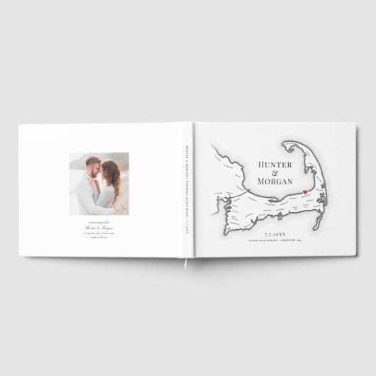 Ocean Edge Resort Cape Cod Elegante bruiloft Gastenboek (Volledig)