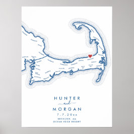 Ocean Edge Resort Trouw Marine Logboek Poster