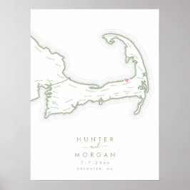 Ocean Edge Resort Trouw Sage Guest Book Poster