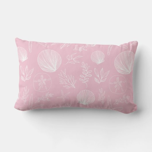 Ocean Elements Roze Sierkussen Kussen (Achterkant)