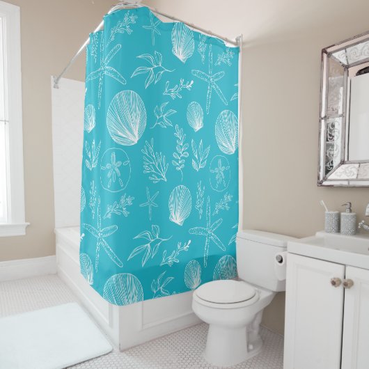 Ocean Elements Shower Curtain Douchegordijn (In situ)