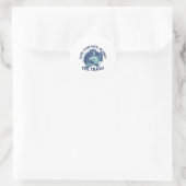 Ocean Environmental Protection Schildpad _1 Ronde Sticker (Tas)