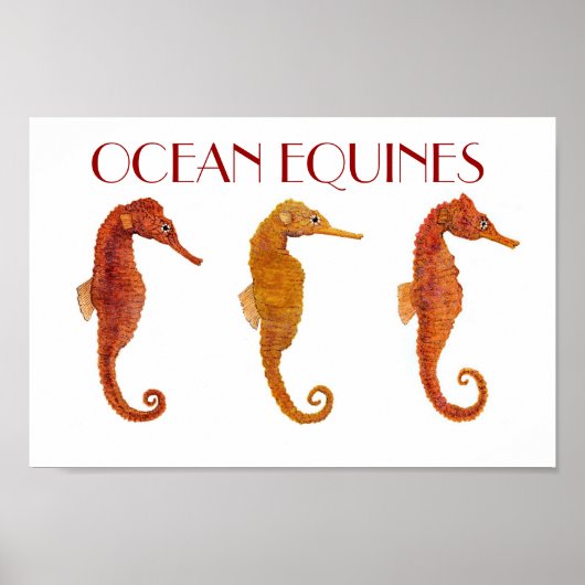 Ocean Equines Poster (Voorkant)