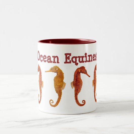 Ocean Equines Tweekleurige Koffiemok (Center)