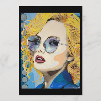 ‘ocean eyes’ Painting on a Small-Scale Print Kaart