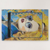 'Ocean Eyes' Schilderij op een Legpuzzel (Horizontaal)