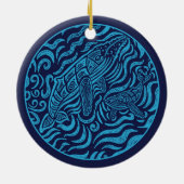 Ocean Family Humpback Whales Ornament (Achterkant)